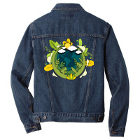 Earth Day 80s (1) (1) Men Denim Jacket | Artistshot