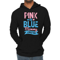 Gender Reveal Pink Or Blue Mom Mother Nature Lightweight Hoodie | Artistshot