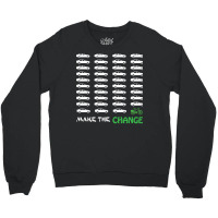 Cyclists Make The Change Climate Awareness Car And Crewneck Sweatshirt | Artistshot