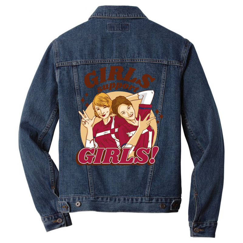 Women Friends Feminist Girls Support Girls Gift Men Denim Jacket by algouddodyd | Artistshot