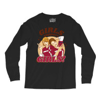 Women Friends Feminist Girls Support Girls Gift Long Sleeve Shirts | Artistshot