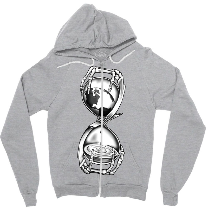 Hour Glass Global Warming Tumblr (1) Zipper Hoodie by slagicsabbagu | Artistshot