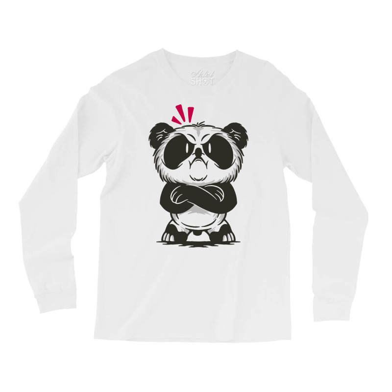 Angry Panda Bear Quote (1) (1) Long Sleeve Shirts by fenyozghidin | Artistshot