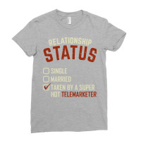 Funny Telemarketers Girlfriend Gift Music Ladies Fitted T-shirt | Artistshot