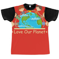 Love Our Planet Yellow (1) (1) Graphic T-shirt | Artistshot