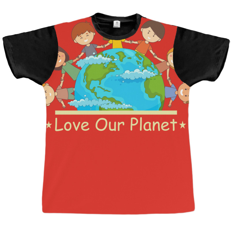 Love Our Planet Yellow (1) (1) Graphic T-shirt | Artistshot