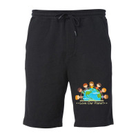 Love Our Planet Yellow (1) (1) Fleece Short | Artistshot