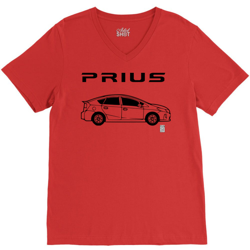 Prius Dark Design Girl (1) (1) V-neck Tee | Artistshot