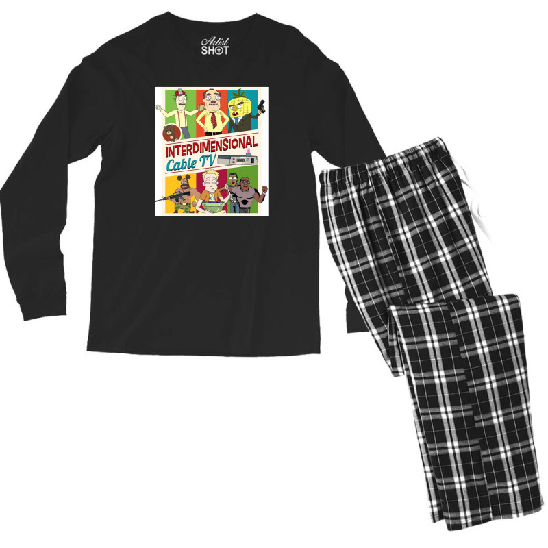 Interdimensional Cable Tv Men's Long Sleeve Pajama Set | Artistshot