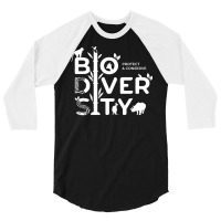 Protect And Conserve Biodiversity Humor (1) (1) 3/4 Sleeve Shirt | Artistshot