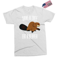 Save A Tree Eat A Beaver Environment Yellow (1) (1 Exclusive T-shirt | Artistshot