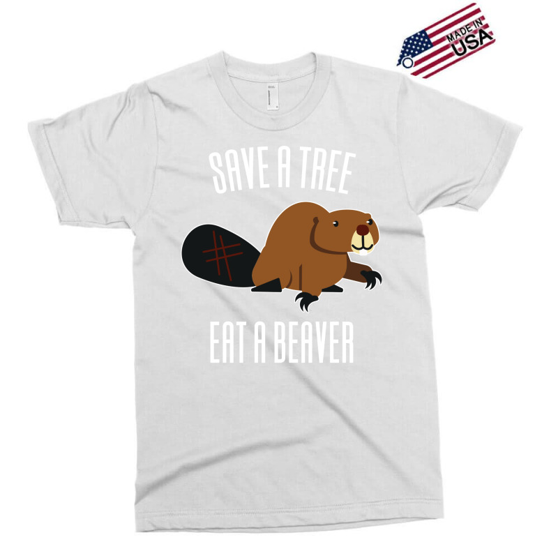 Save A Tree Eat A Beaver Environment Yellow (1) (1 Exclusive T-shirt | Artistshot