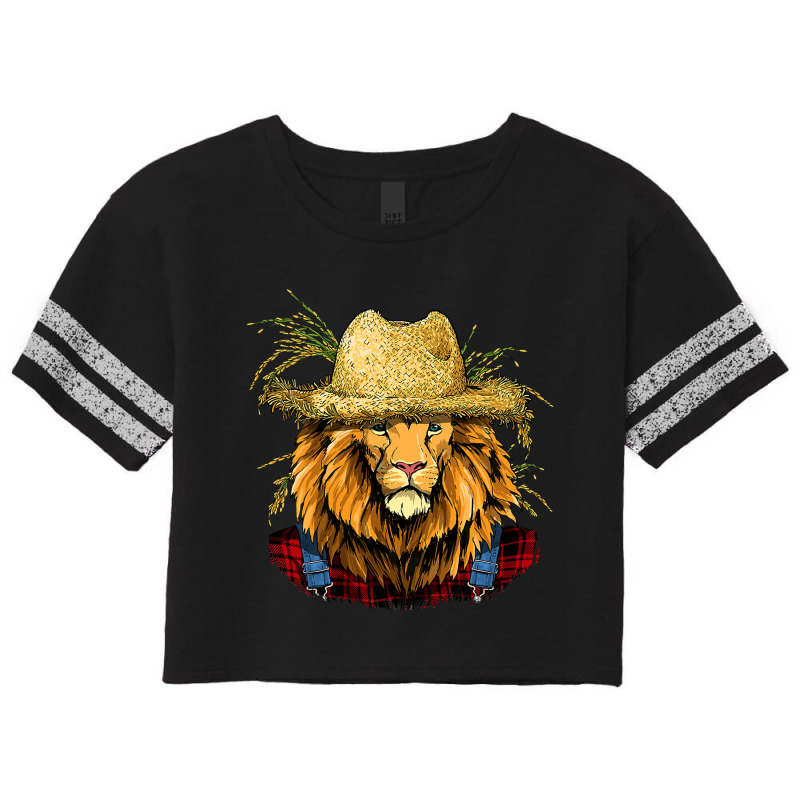 Lion Farmer Farming Agriculture Rancher Wild Anima Scorecard Crop Tee by TamariGinter | Artistshot