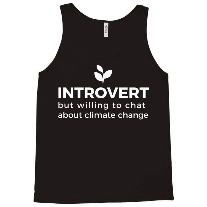 Climate Change Advocate But Introverted Cute (1) ( Tank Top | Artistshot