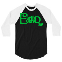 Earth Day Every Day Aesthetic (1) 3/4 Sleeve Shirt | Artistshot