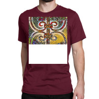 Stained Glass Ironwork Fence Landscape Art Work Ye Classic T-shirt | Artistshot