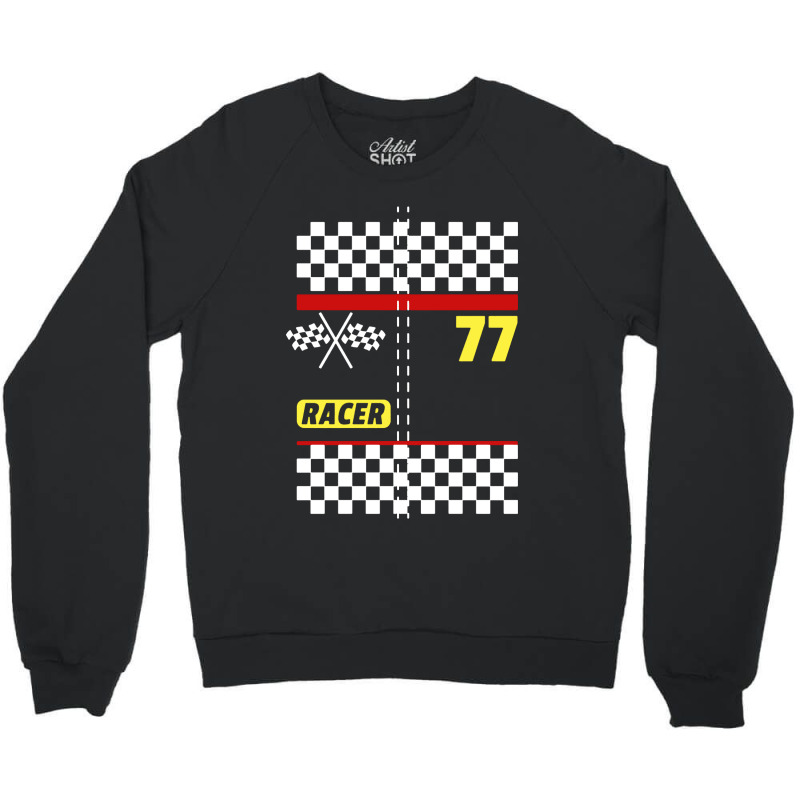 Race Car Driver Costume For Halloween Crewneck Sweatshirt by saterseim | Artistshot