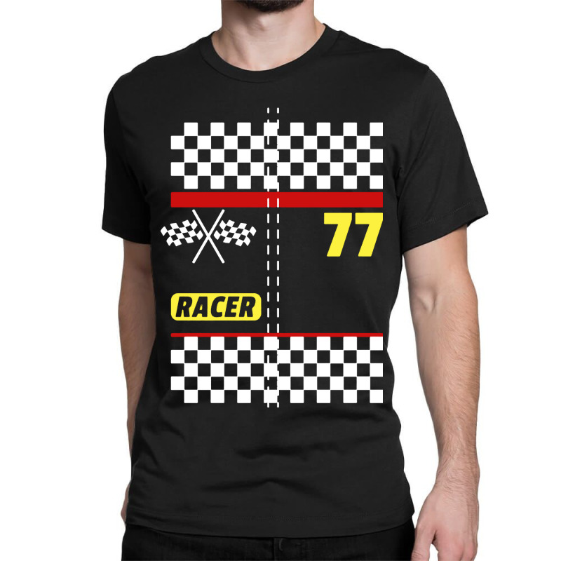 Race Car Driver Costume For Halloween Classic T-shirt by saterseim | Artistshot