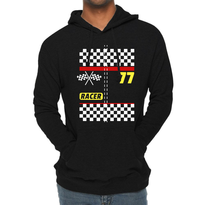 Race Car Driver Costume For Halloween Lightweight Hoodie by saterseim | Artistshot