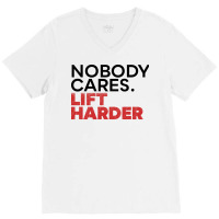 Nobody Cares V2 Hippie V-neck Tee | Artistshot