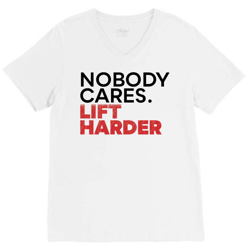 Nobody Cares V2 Hippie V-neck Tee | Artistshot