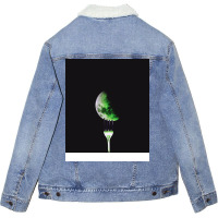 Earth On A Fork Quote (1) (1) Unisex Sherpa-lined Denim Jacket | Artistshot