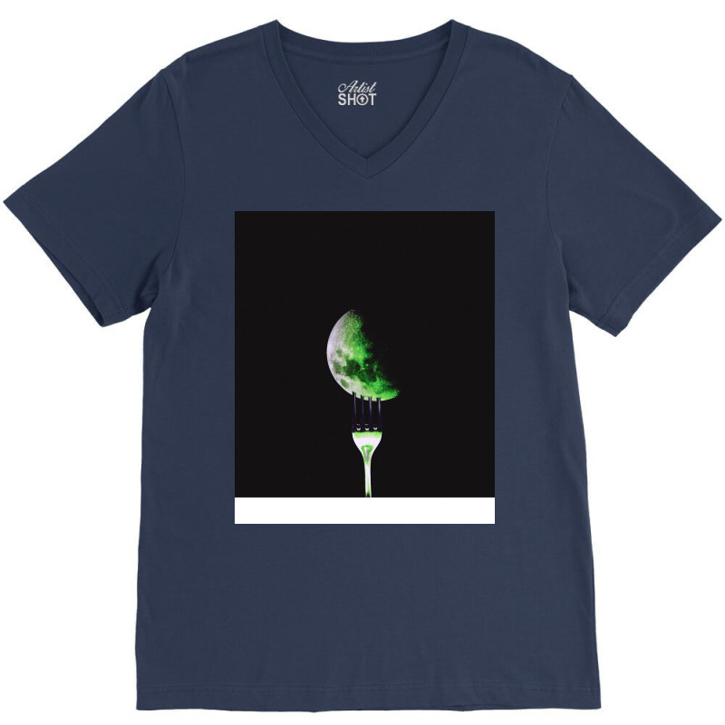 Earth On A Fork Quote (1) (1) V-neck Tee | Artistshot