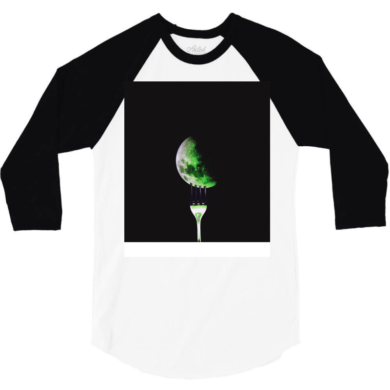 Earth On A Fork Quote (1) (1) 3/4 Sleeve Shirt | Artistshot