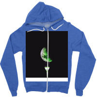 Earth On A Fork Quote (1) (1) Zipper Hoodie | Artistshot