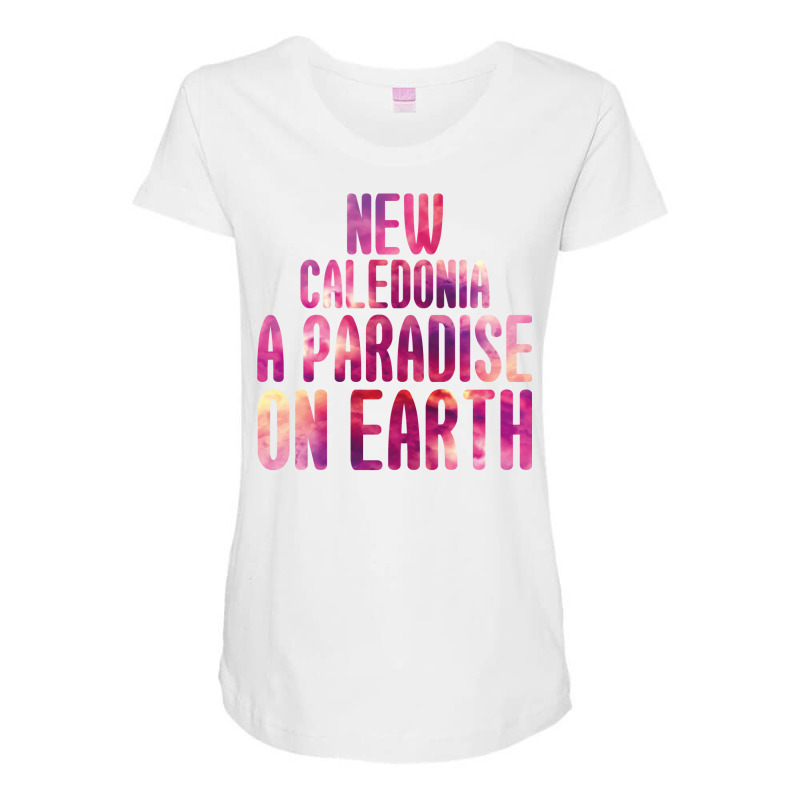 New Caledonia A Paradise On Earth Maternity Scoop Neck T-shirt by jugdisyatimix | Artistshot