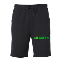 Go Green Quote (1) (1) Fleece Short | Artistshot