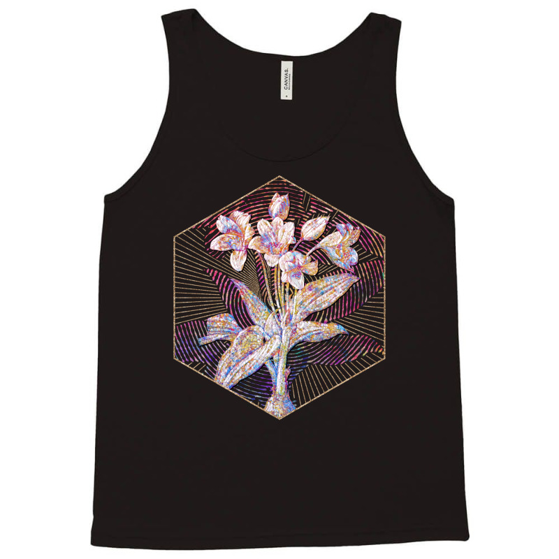 Crinum Giganteum Floral Rainbow Mosaic Love Tank Top | Artistshot