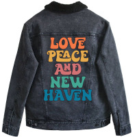 New Haven Connecticut 1 Unisex Sherpa-lined Denim Jacket | Artistshot