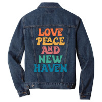 New Haven Connecticut 1 Men Denim Jacket | Artistshot