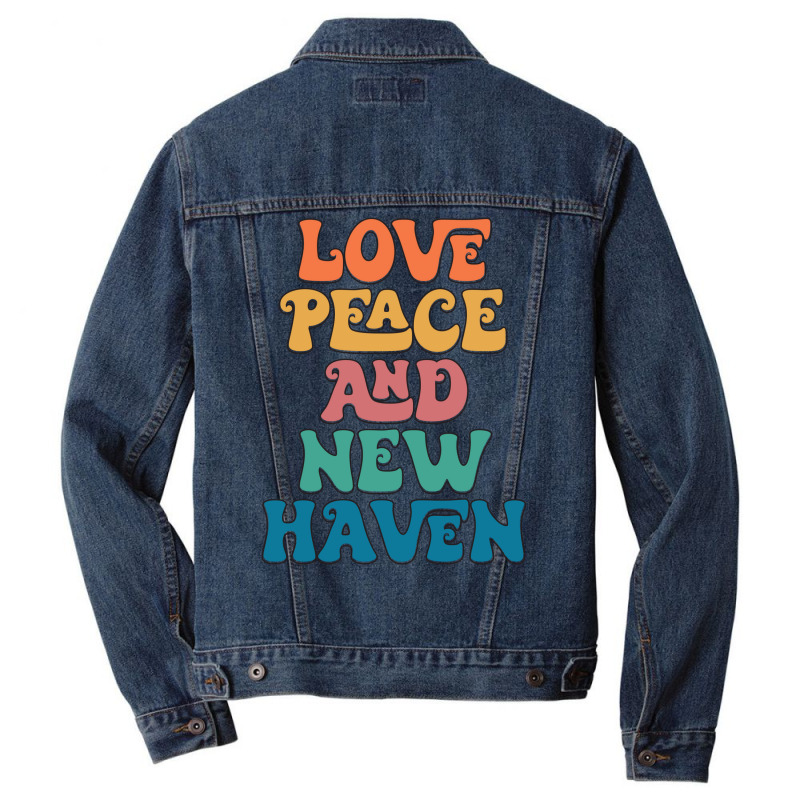 New Haven Connecticut 1 Men Denim Jacket | Artistshot