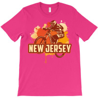 New Jersey Downhill Biking T-shirt | Artistshot