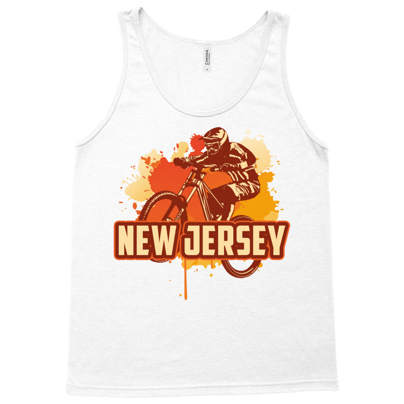 New Jersey Downhill Biking Tank Top by hadjeraramedv | Artistshot