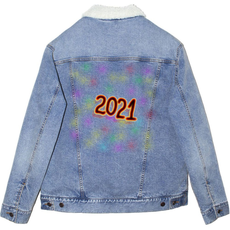 New Year 2021 8 Unisex Sherpa-lined Denim Jacket | Artistshot