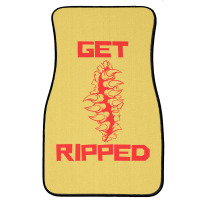 Get Ripped Fit Fitness Red Front Car Mat | Artistshot