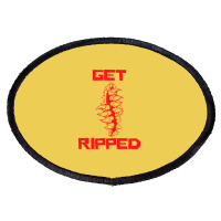 Get Ripped Fit Fitness Red Oval Patch | Artistshot