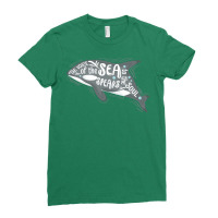 Orca Killer Whale Cute Nature (1) (1) Ladies Fitted T-shirt | Artistshot