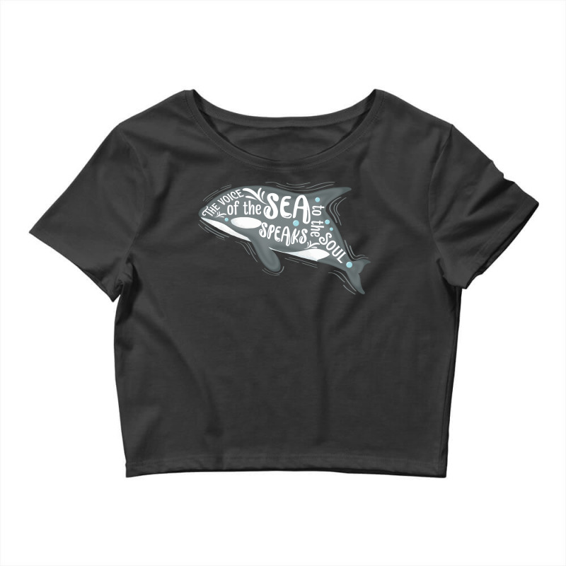 Orca Killer Whale Cute Nature (1) (1) Crop Top by asabeakewlln | Artistshot