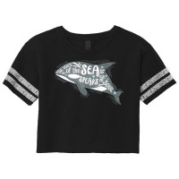 Orca Killer Whale Cute Nature (1) (1) Scorecard Crop Tee | Artistshot