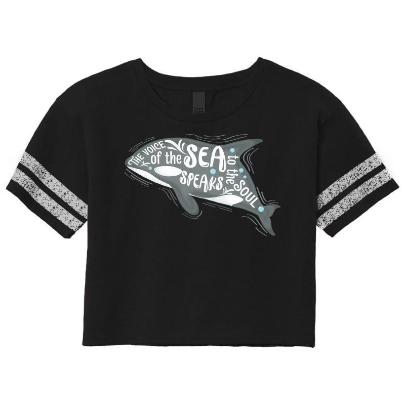 Orca Killer Whale Cute Nature (1) (1) Scorecard Crop Tee by asabeakewlln | Artistshot