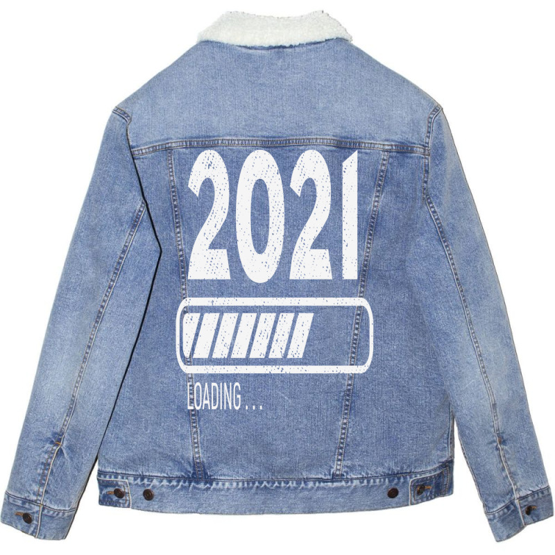 New Year Quarantine 1 Unisex Sherpa-lined Denim Jacket | Artistshot