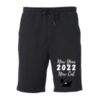 New Year 2022 New Cat Fleece Short | Artistshot