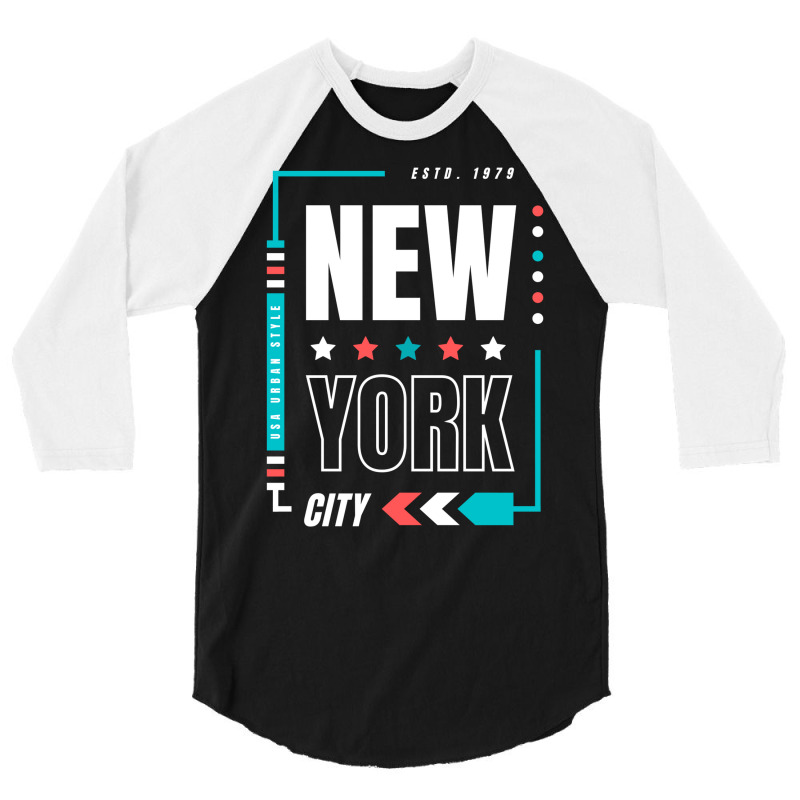 New York City  New York 3/4 Sleeve Shirt by amwayfigeljy | Artistshot