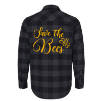 Save The Bees Hippie (1) (1) Flannel Shirt | Artistshot