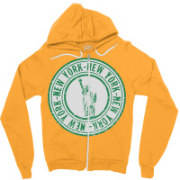 New York Pride Stamp Zipper Hoodie | Artistshot