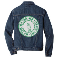 New York Pride Stamp Men Denim Jacket | Artistshot